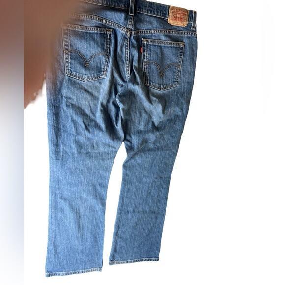 Levi Strauss NouveaU 515 M Boot Cut Jeans Denim Size 14M Woman's Straight Leg Bo - Picture 6 of 11